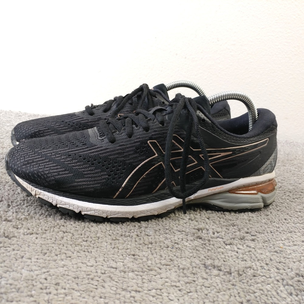 ASICS GT-2000 8 Womens Size 9.5 Wide Running Shoes Black Trainers 1012A592